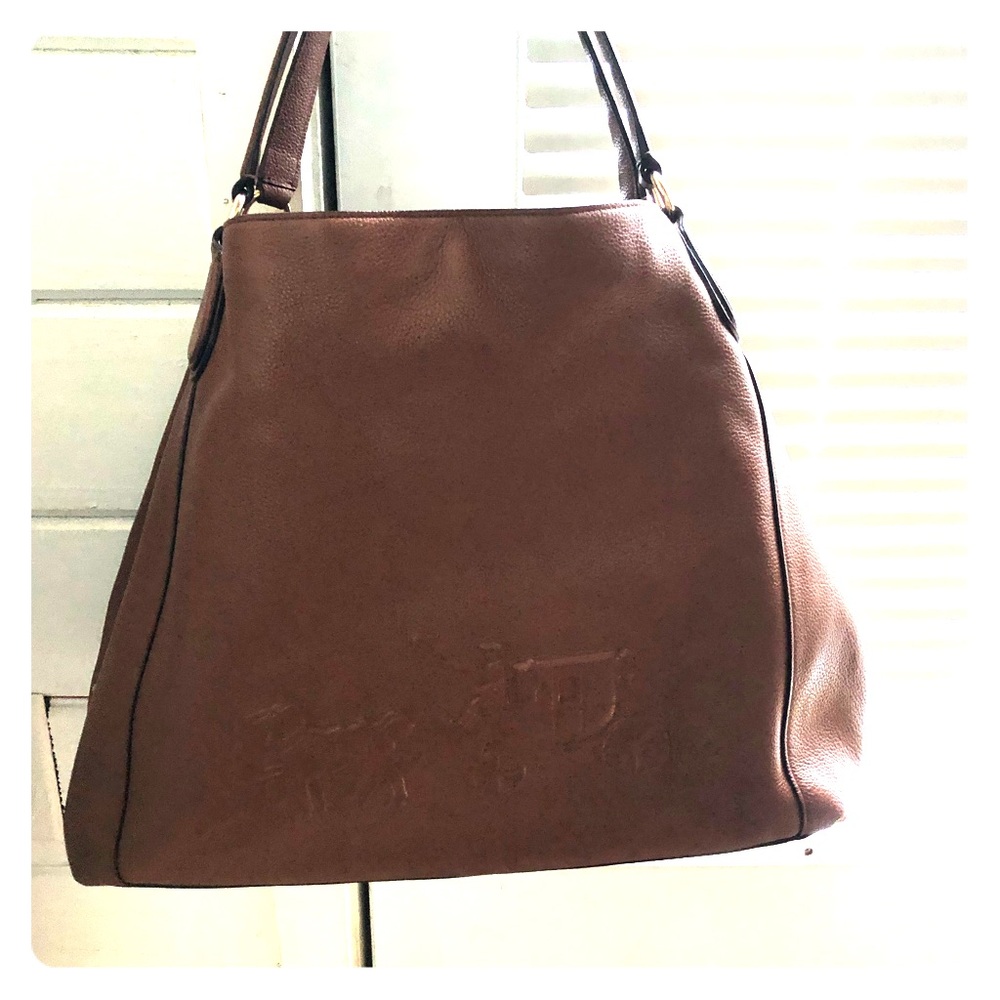 Authentic Coach leather purse large